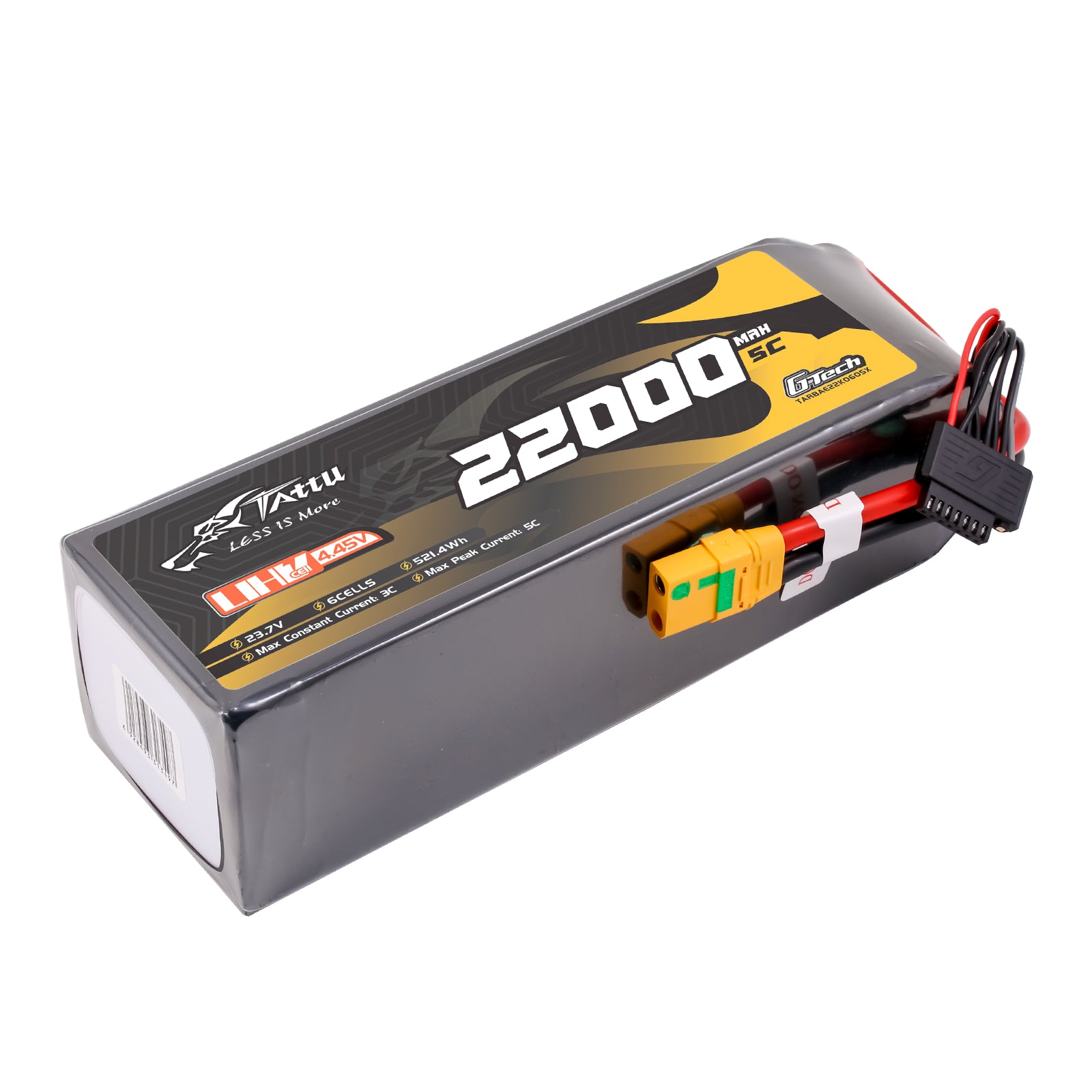 Tattu Semi-Solid 22000mAh 6S 23,7V LiPo drone XT90S