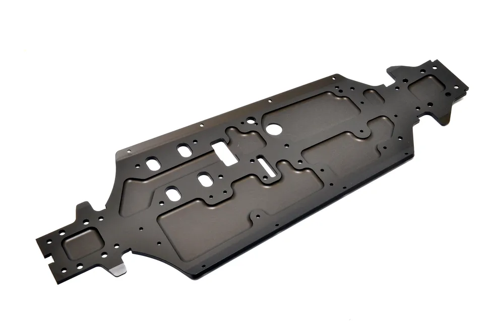 Hobao Upgrades OP-0010 châssis alu 4mm SS nitro