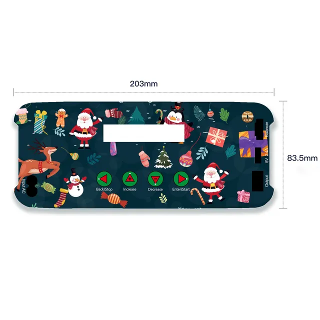 Gens Ace sticker chargeur Christmas déco stand