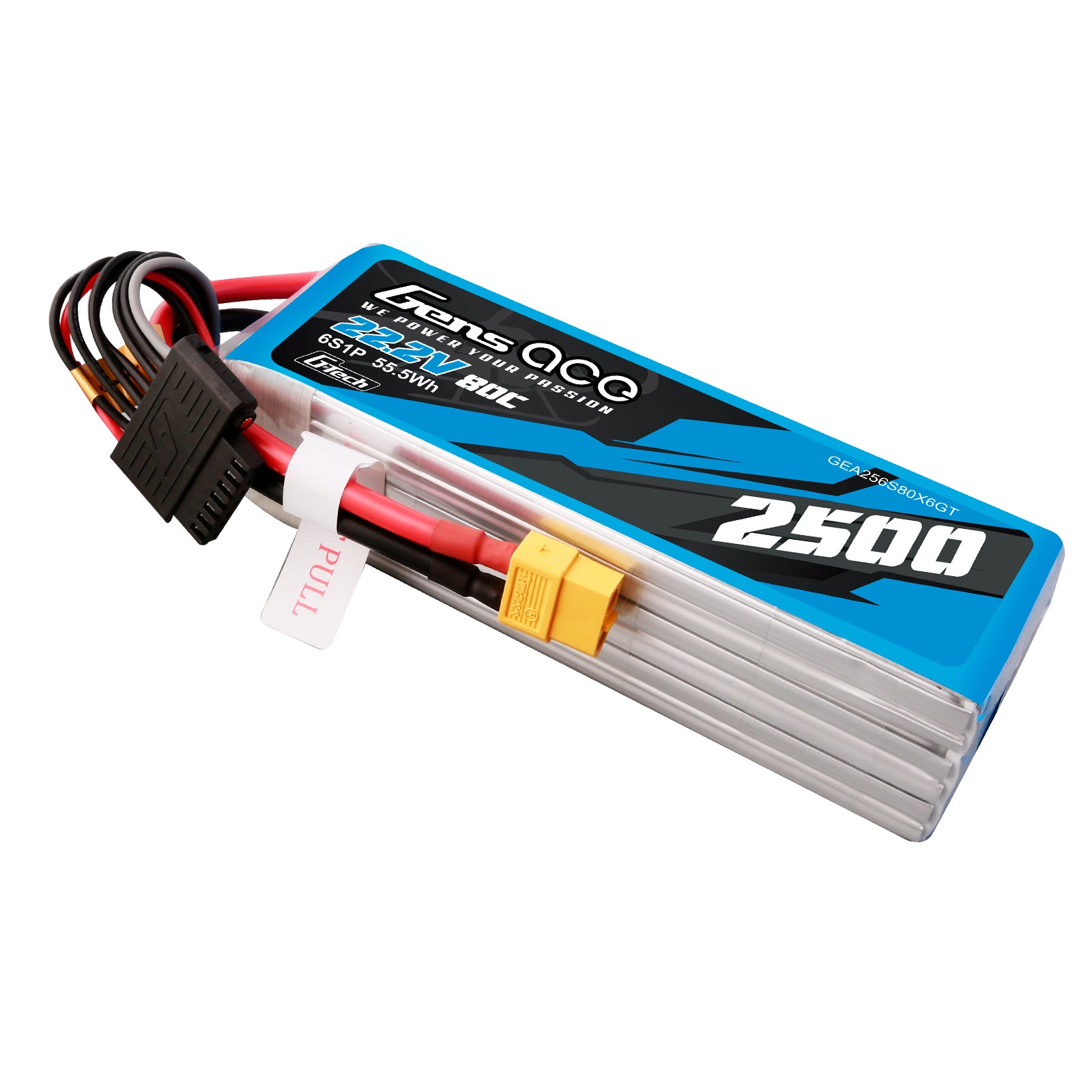 Gens ace Air Classic 2500mAh 6S batterie lipo XT60 heli