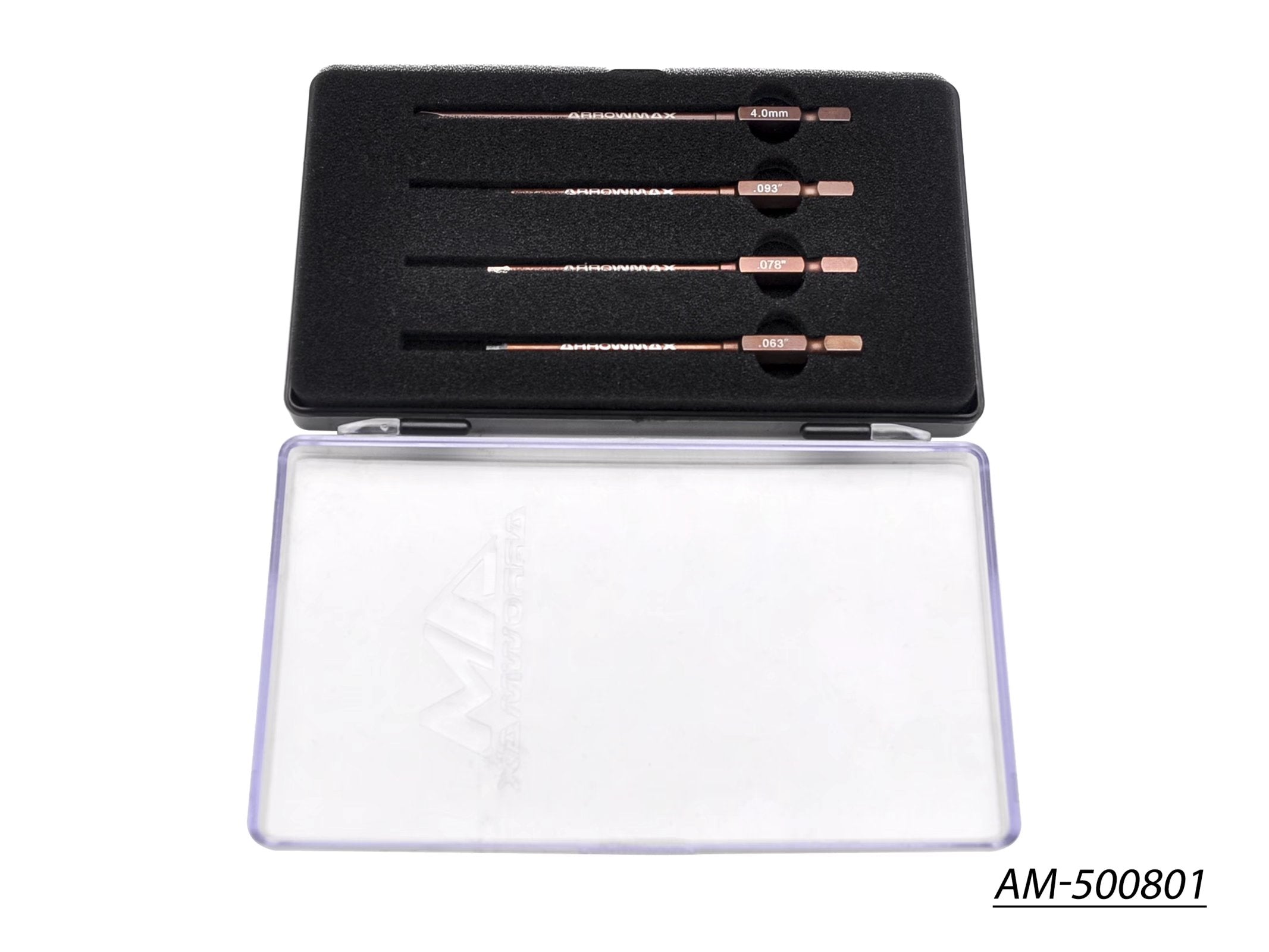 Arrowmax Tools Set AM-500801 embouts électriques x4 + boîtier
