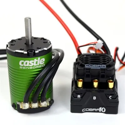 Castle Cobra 10 1410-3800KV combo brushless 1/10 sensored