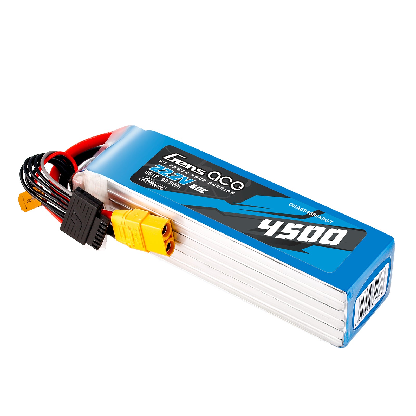 Gens Ace Air Classic 4500mAh 6S 60C batterie LiPo 22,2V XT90
