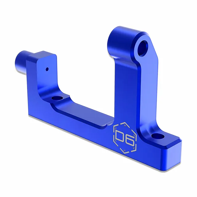 3Racing Auper D5 SAK-D6808G Support Moteur Alu Bleu