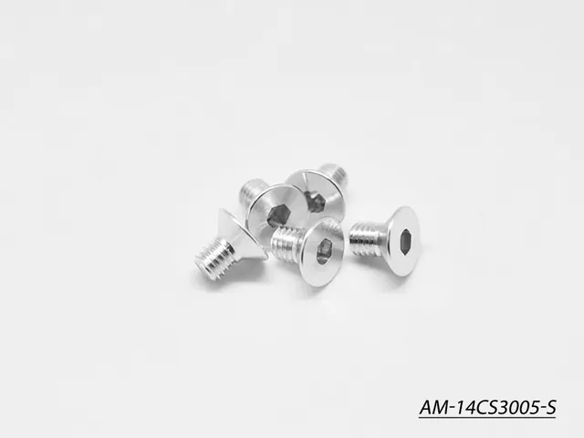 Arrowmax AM-14CS3005-S vis alu fraisée M3x5 argent x5 7075