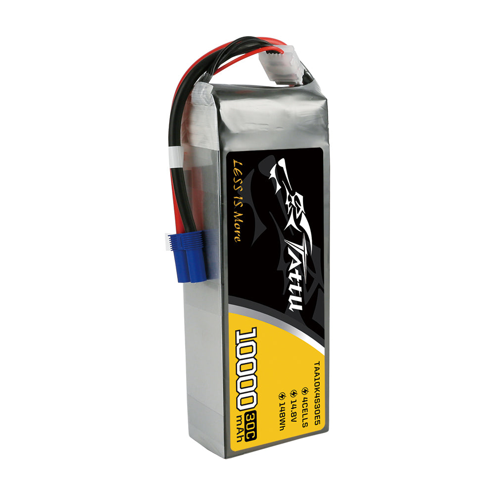 Tattu UAV Classic 10000mAh 4S 30C batterie LiPo EC5