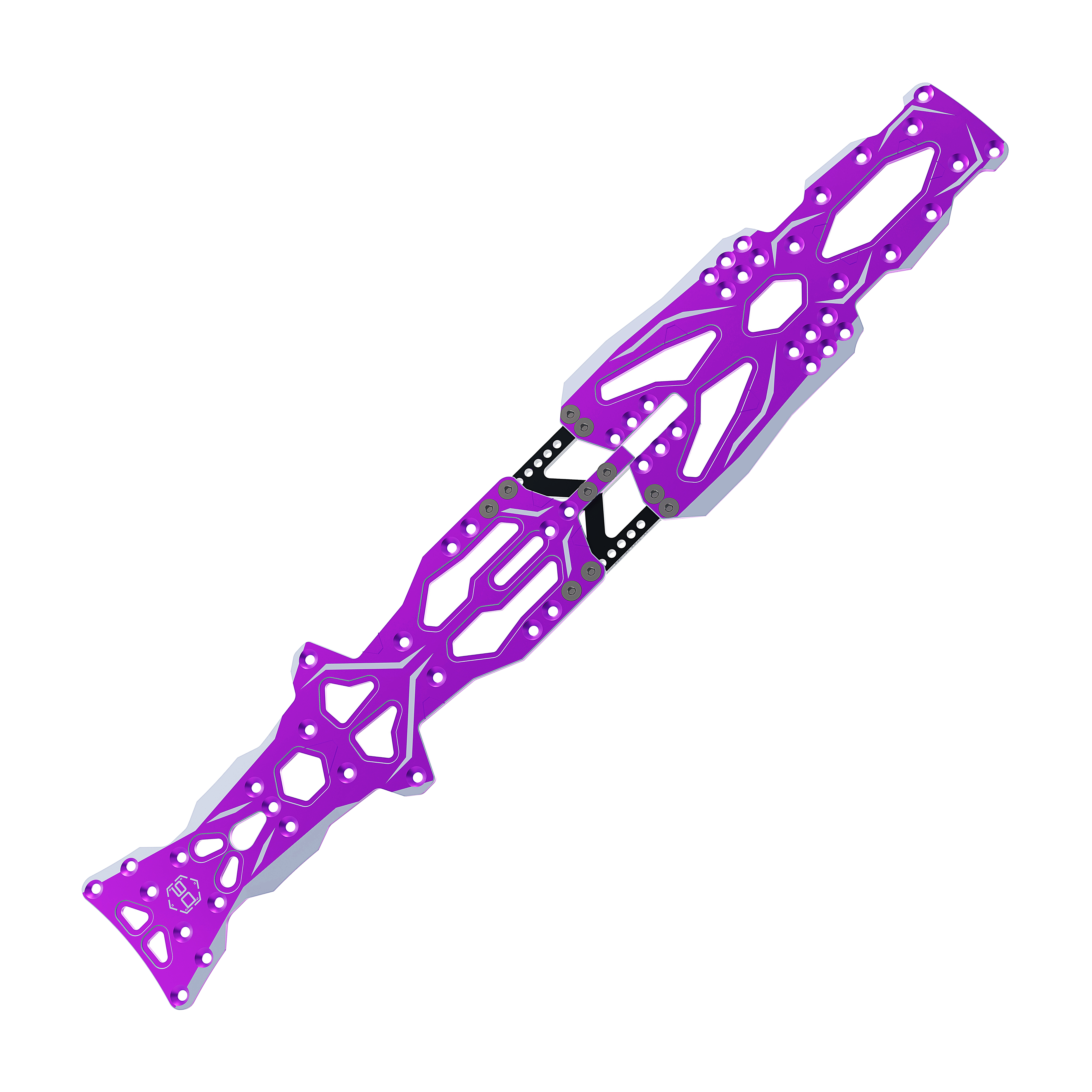 3Racing AuperD5 SAK-D6801 châssis alu bleu réglable