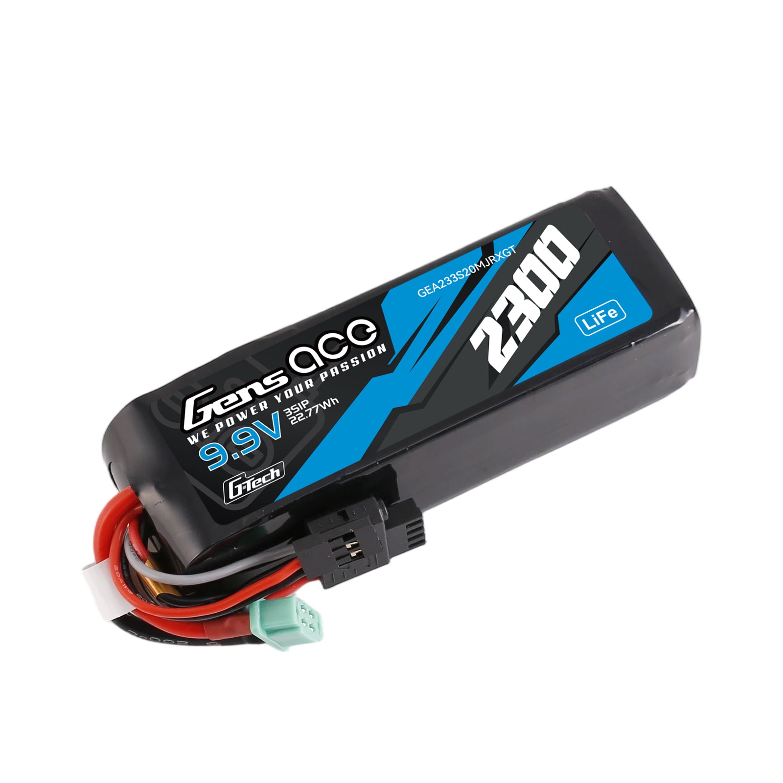 Gens ace 2300mAh 3S batterie TX RX 9,9V LiFe