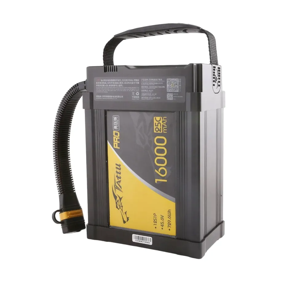 Tattu Pro 16000mAh 12S batterie LiHV 45.6V AS150U-F BMS