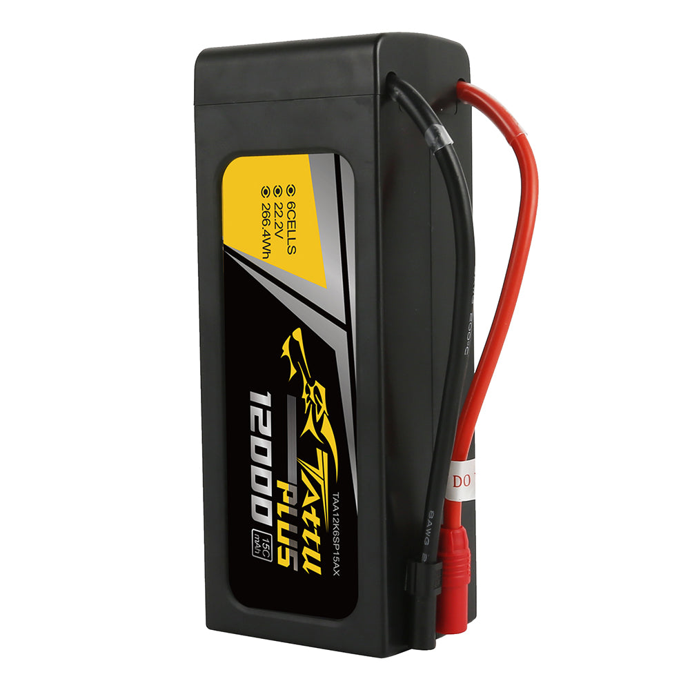 Gens Ace Tattu Plus 12000mAh 6S 15C batterie LiPo 22.2V
