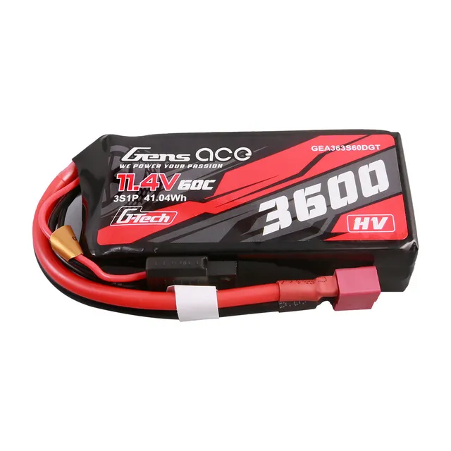 Gens Ace Car Classic 3600mAh 3S batterie LiPo HV Deans