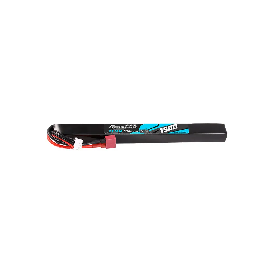 Gens Ace 1500mAh 3S 11.4V HV Batterie airsoft Deans