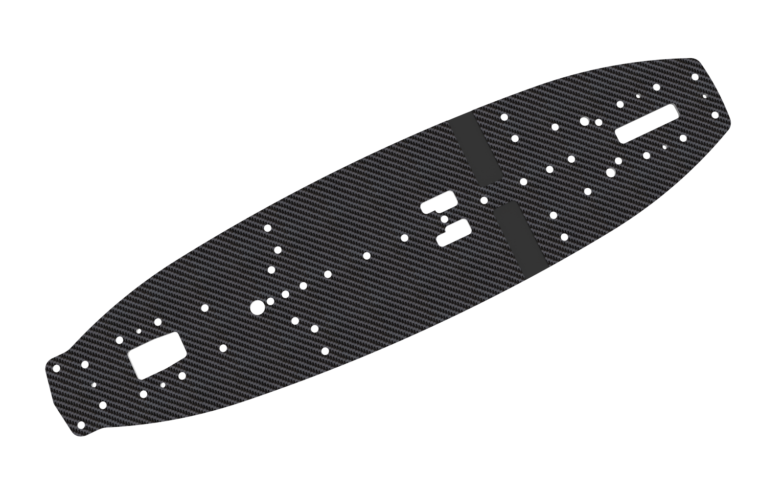 3Racing SAK-CM103A/GA châssis graphite 225mm Cero M