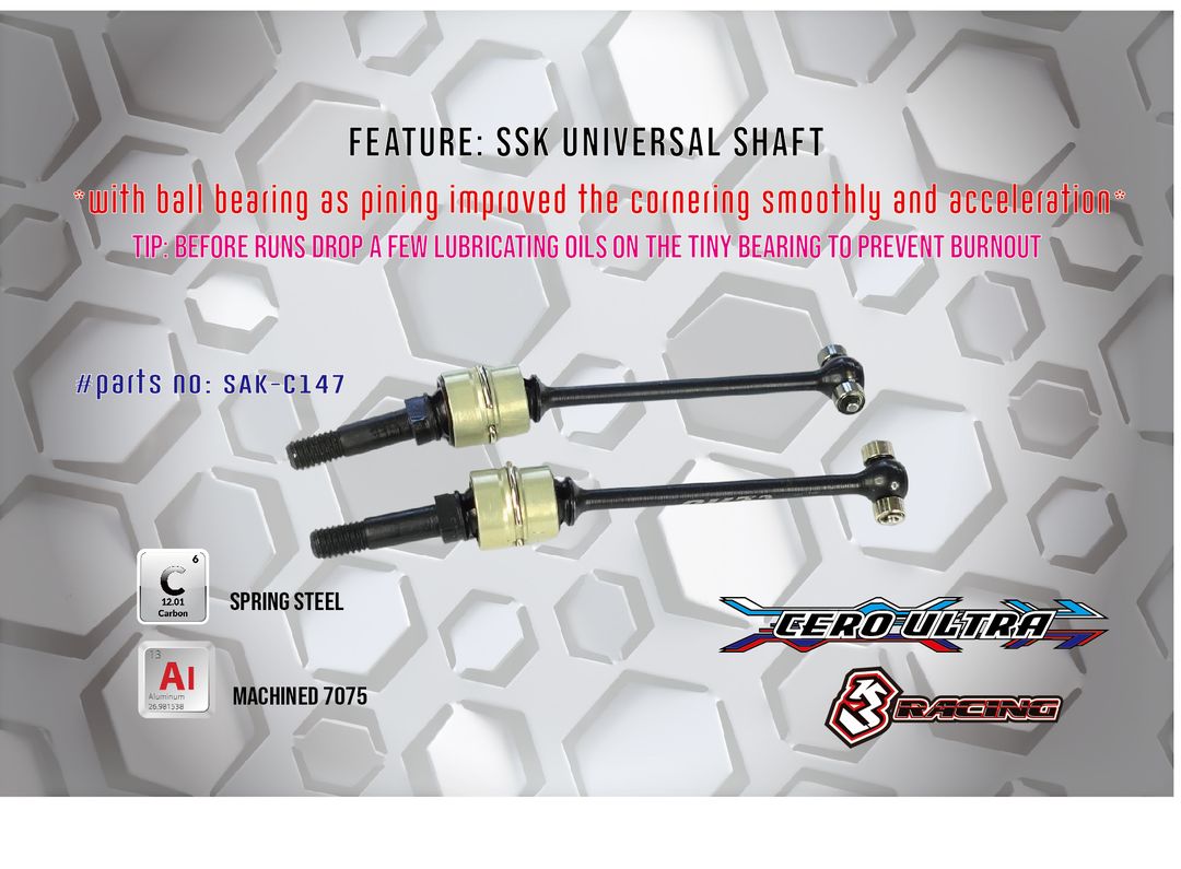 3RACING Cero SAK-C147 cardan SSK Cero / Cero 2.0