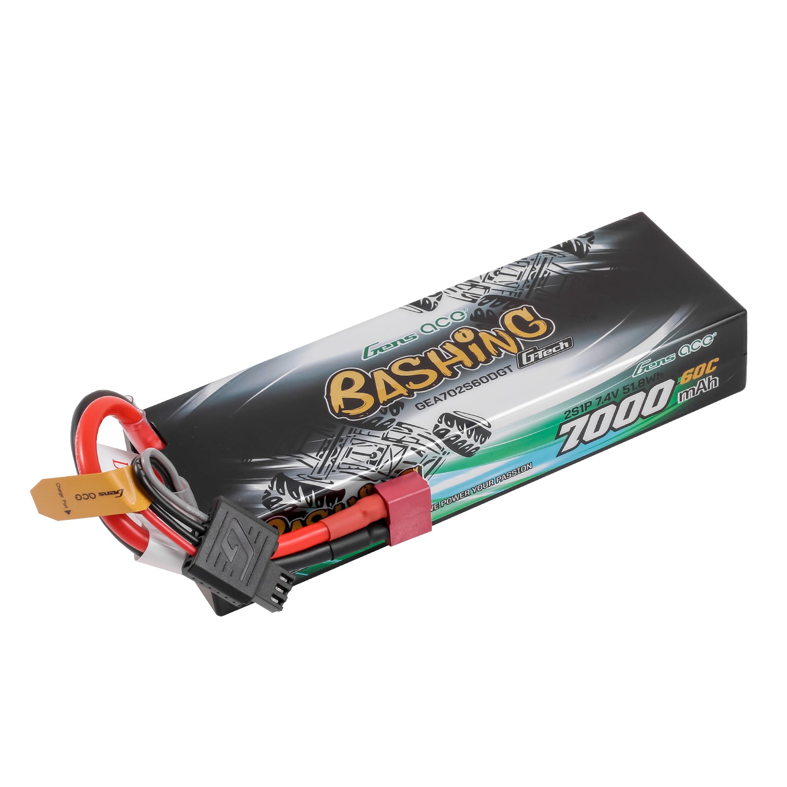 Gens Ace Bashing 7000mAh 2S Batterie LiPo 7,4V Deans
