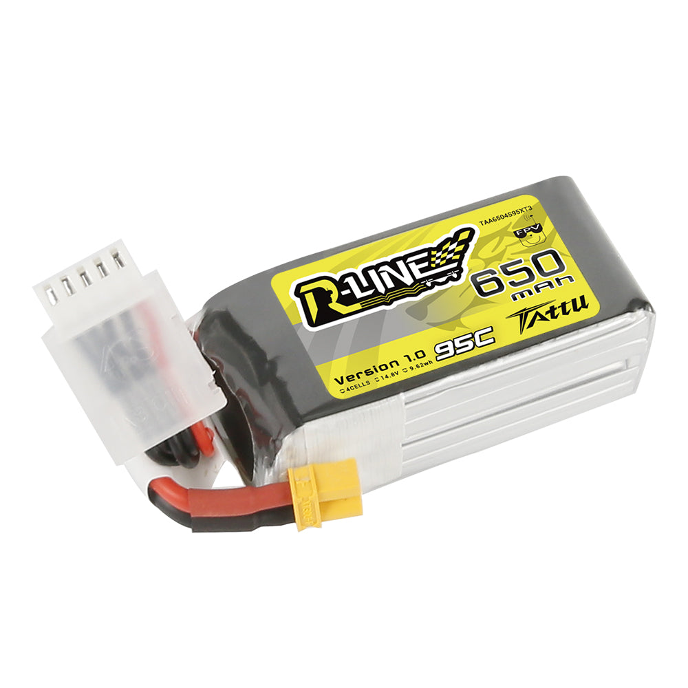 Tattu R-Line 650mAh 4S 95C batterie LiPo XT30